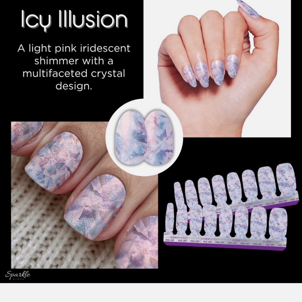 Icy Illusion: Color Street Nail Polish Strips